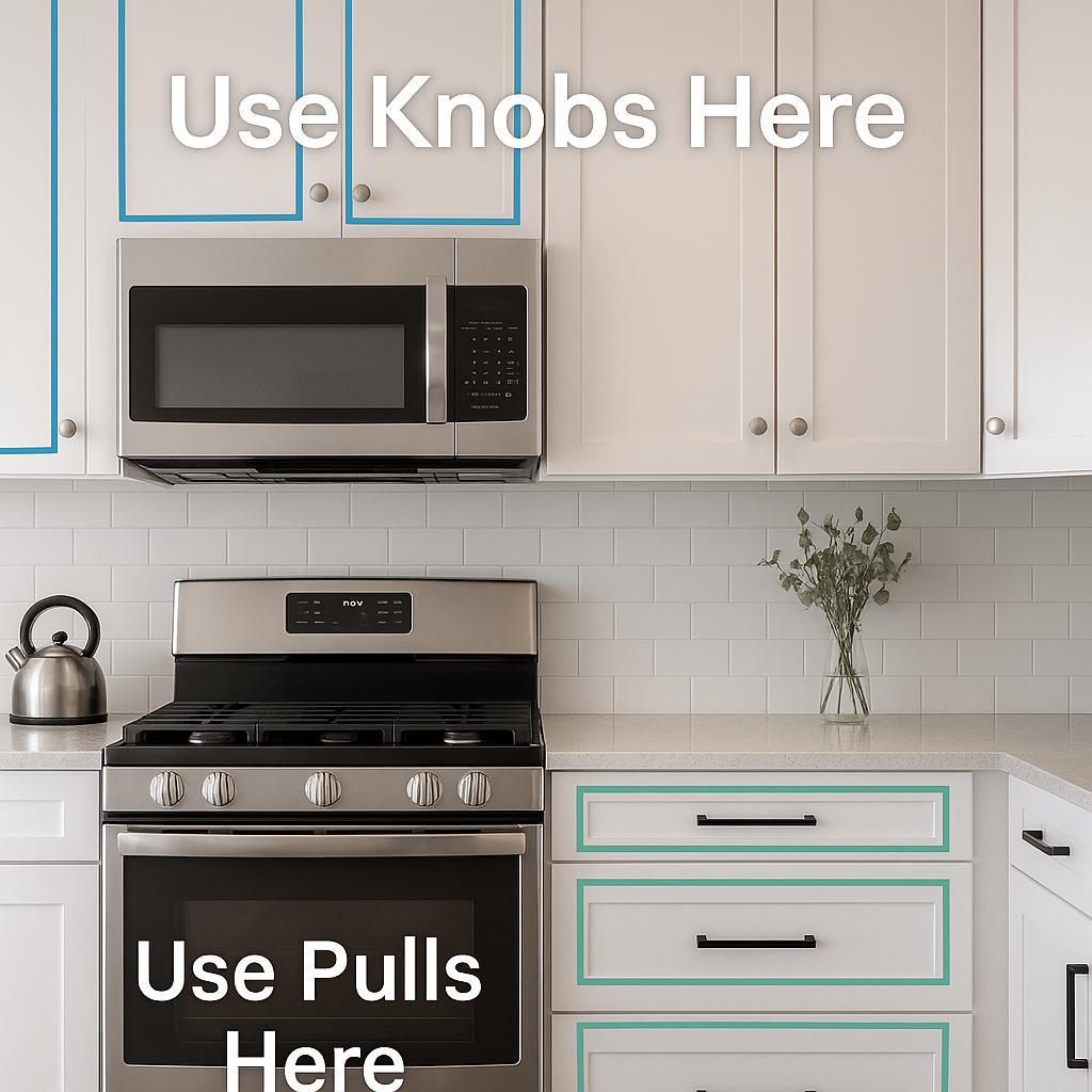 kitchen-knobs-pulls-usage-map - Woodworker Express Blog
