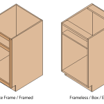 Face Frame vs Frameless Cabinets