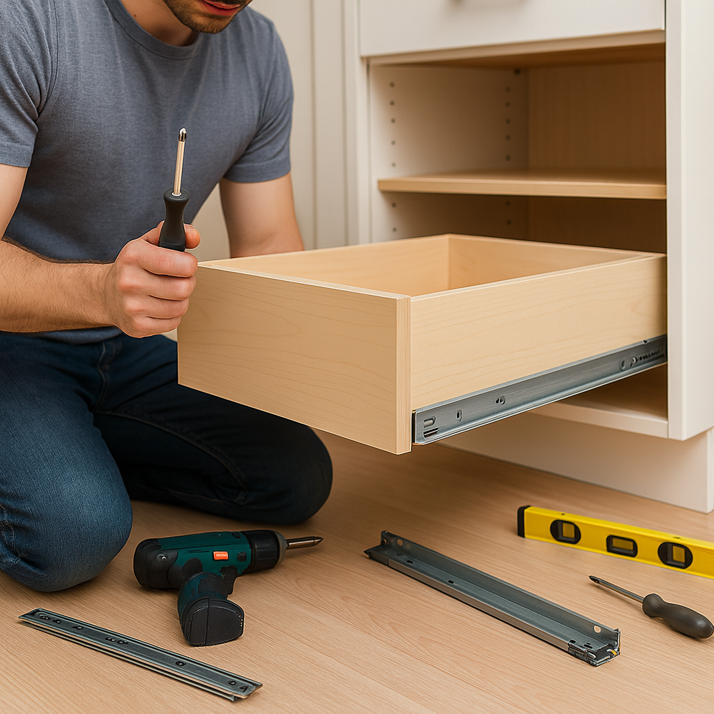 How to Replace Side Mount with Undermount Drawer Slides