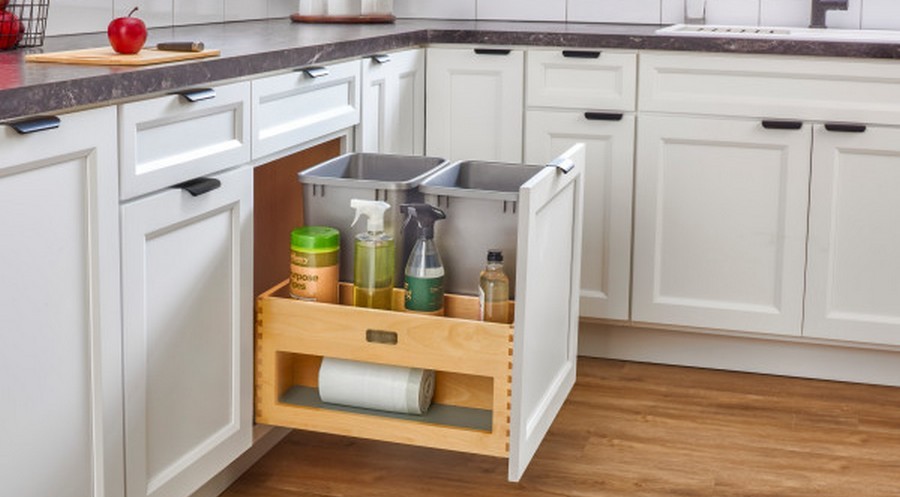 How to Install a Pull Out Trash Can