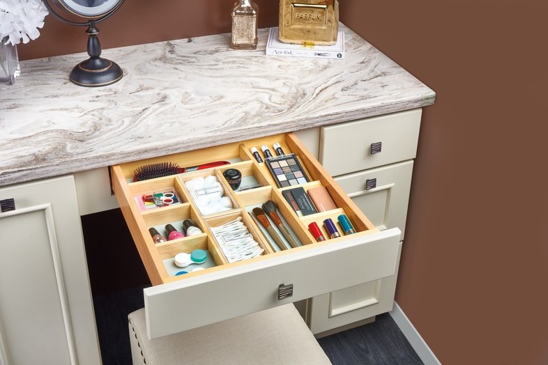 Rev A Shelf Natural Maple Trim to fit Vanity Drawer Organizer Rev A Shelf 4VCOS 22 1