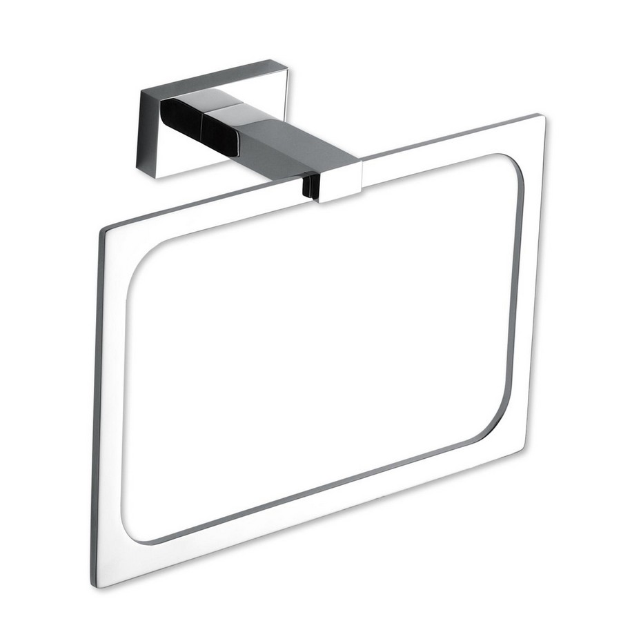 Atlas Homewares Axel Closed Towel Ring 5 12 Wide Polished Chrome AXTR CH