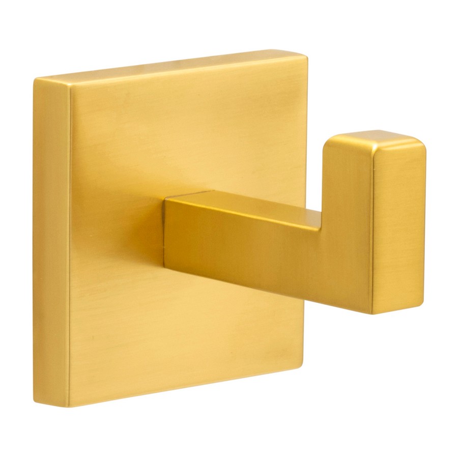 Hickory Hardware Skylight Single Robe Hook 2 316 Long Brushed Golden Brass H079292 BGB