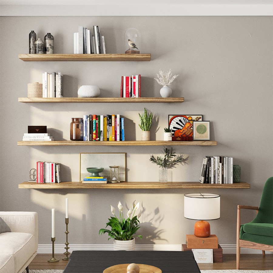 Federal Brace United Modular Floating Shelf Hardware Bracket 10 x 66 x 1 12 Steel FB 11362